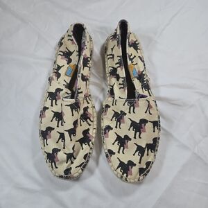 Women's Espadrilles with Dog Print